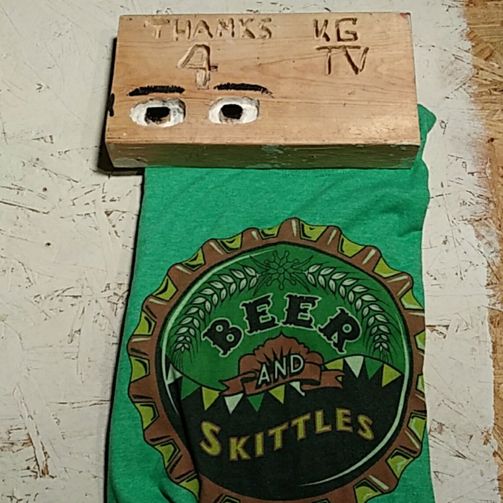 2/$15 Tee shirt Beer and Skittles